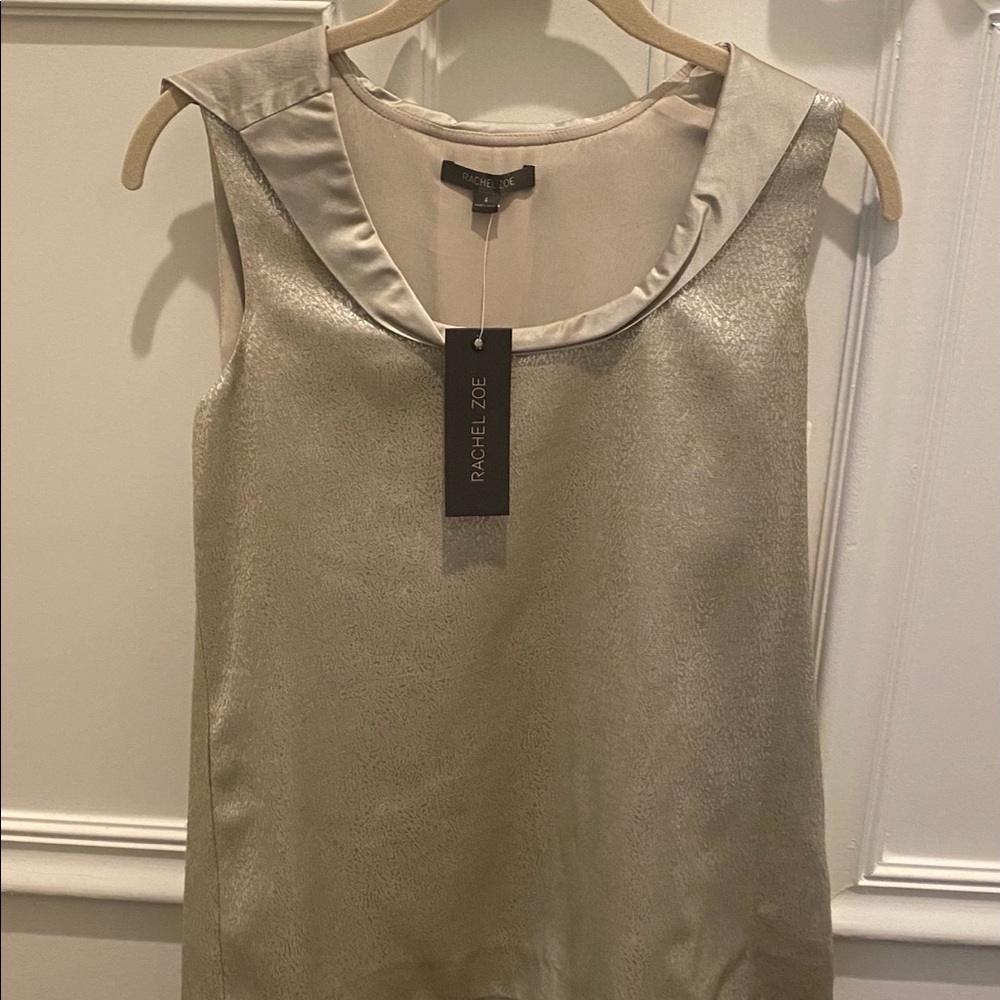 Rachel Zoe Silver Top